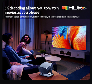 C8pro 550 ANSI <span class=keywords><strong>Lumens</strong></span> 360 độ tự động lấy nét tự do mini xách tay <span class=keywords><strong>LED</strong></span> Wifi 6 Android 9 máy chiếu cho giáo dục tại nhà 4K/1080P - Product Image 5