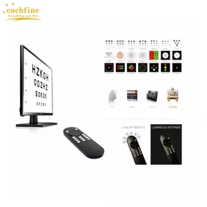 Proyector de Optotipos LED para Examen de la Vista, Monitor con Control Remoto, Tabla de Prueba de Visión Óptica LCD para Clínica Oftalmológica - Product Image 6