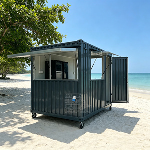 Conteneur maritime préfabriqué moderne avec équipement, aménagement personnalisé, restaurant mobile - Product Image 1