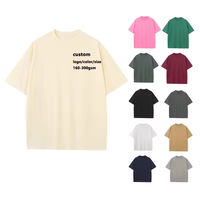 T-shirt Homme Oversize 270g à Épaules Tombantes Coupe Boxy Lourd Personnalisable avec Logo Sérigraphié – T-shirt Streetwear Vierge pour Homme