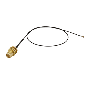 IPX <span class=keywords><strong>UFL</strong></span> MHF3からRPSMAメスRFコネクタPCIWiFiアンテナワイヤレスルーター用0.81mmピグテールケーブル5-50cm