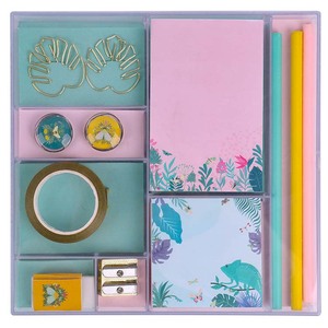 Set di Organizzatori da Scrivania con Clip Carine, <span class=keywords><strong>Accessori</strong></span> da Ufficio in Acrilico, Set di <span class=keywords><strong>Cancelleria</strong></span> in Metallo per Scuola e Ufficio - Product Image 3