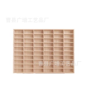 ชั้นวางของเล่นรถยนต์ไม้แบบหลายช่องสำหรับจัดเก็บบนโต๊ะสำหรับห้องเด็ก - Product Image 3
