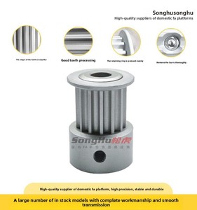 <span class=keywords><strong>Poulie</strong></span> de courroie synchrone à dents SH-HTPA-S3M060 100 150-15-K-d4, alésage 4-6 mm à 6 trous - Product Image 2