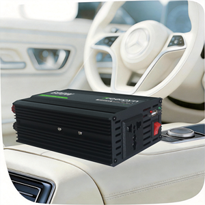 Inversor de Onda Sinusoidal Modificada de 600W, Pico de 1200W, Convertidor de Corriente para Auto de 12V/24V CC a 110V/220V CA con Puertos USB para RV, Camiones y Camping - Product Image 5