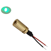 Module laser vert DC3V 532NM 5MW-100MW Point Ligne Lumière de scène verte/lumière de pelouse/effet lumineux laser Lumière laser pour arbre de Noël