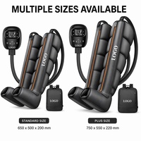 Bottes de récupération sportives professionnelles à compression d'air séquentielle, masseur de jambes à 5 chambres pour une meilleure circulation, pressothérapie