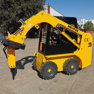 Machines de terrassement, construction, chargeuse compacte HUAYEE, chargeuse compacte diesel multifonction, chasse-<span class=keywords><strong>neige</strong></span> pour chargeuses compactes - Product Image 3