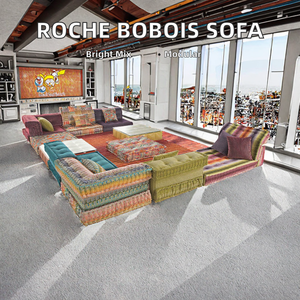 أريكة أرضية من مجموعة متنوعة من الأثاث طقم وحدات Mah Jong أريكة مقطعية أريكة Mahjong حديثة - Product Image 3