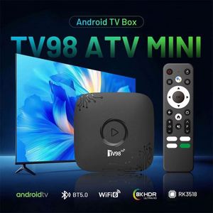Boîtier <span class=keywords><strong>TV</strong></span> intelligent Android 14 TV98 ATV MINI <span class=keywords><strong>IPTV</strong></span> STB RK3518 Quad Core 8K pour streaming, compatible <span class=keywords><strong>Google</strong></span> <span class=keywords><strong>Chromecast</strong></span>, modèle 2026, vente en gros - Product Image 2