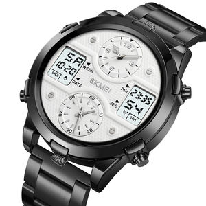 Lüks Reloj Hombre SKMEI 2212 çok fonksiyonlu 4 zaman büyük ekran dijital saat erkekler için - Product Image 2
