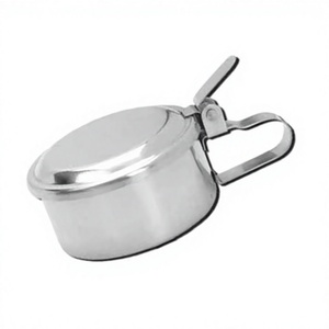Gobelet à expectorations en acier inoxydable 450 ml, modèle DE-2674, pour hôpital, usage médical et chirurgical, prix abordable, classe 1 - Product Image 4