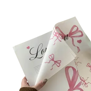 Waterproof Flower Wrapping Paper Korean Floral Bouquet Tissue Pack trending products packaging