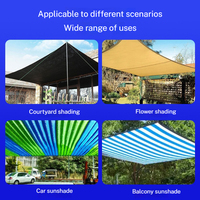 Serre de jardin pliable portable en HDPE noir haute résistance avec toile d'ombrage et filet de protection solaire