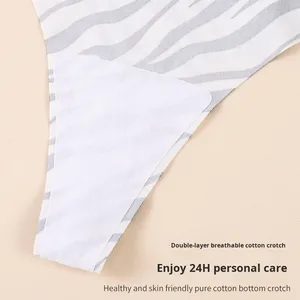 Shanhao của phụ nữ Quần lót liền mạch sexy Leopard in liền mạch thong Yoga phòng tập thể dục vô hình Quần lót liền mạch cho phụ nữ - Product Image 3