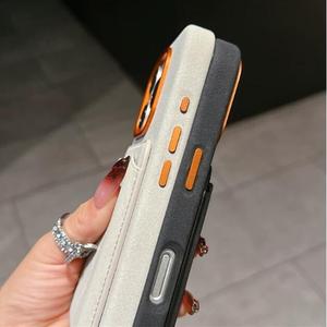 เคสโทรศัพท์แม่เหล็ก <span class=keywords><strong>iPhone</strong></span> 17 Pro Max ลายช้าง หนัง PU สำหรับ <span class=keywords><strong>Apple</strong></span> 16 15 14 13 พร้อมช่องใส่บัตร ป้องกันการกระแทก - Product Image 5