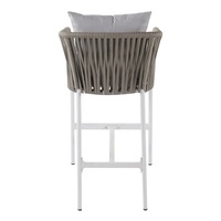 Nordique moderne extérieur Patio meubles Bistro comptoir hauteur chaises jardin aluminium corde haute tabourets de Bar