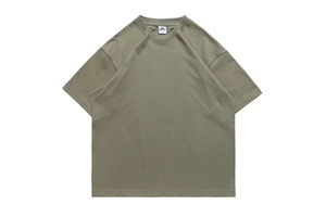 เสื้อยืดผู้ชายแบรนด์แฟชั่นใหม่<span class=keywords><strong>ป</strong></span>ระจำฤดูร้อนปี 2022 รุ่นเบสิค ไซส์ใหญ่ สไตล์วินเทจ เรียบง่าย แขนสั้น พิมพ์ลายดิจิทัล ผ้าถักน้ำหนัก 240 กรัม แห้งเร็ว - Product Image 3