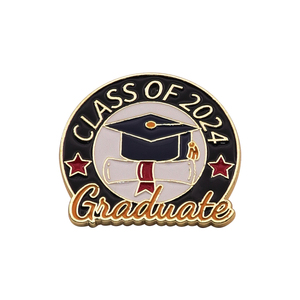 Nuevo Diseño Broche de Metal Fundido para Ceremonia de Graduación, con Frase Creativa, para Birrete de Doctorado, Flor para la Oreja, Corsage, Mochila o Blusa - Product Image 5
