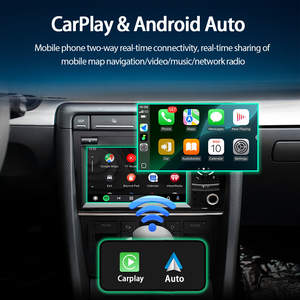 Autoradio Android 7 pouces avec GPS pour <span class=keywords><strong>Audi</strong></span> <span class=keywords><strong>A4</strong></span> B9 <span class=keywords><strong>B8</strong></span> B7 B6 S4 RS4 SEAT Exeo, multimédia RDS 2din, autoradio stéréo, unité principale vidéo - Product Image 2