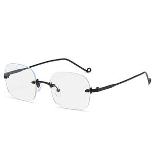 6001カスタムメタルリムレスフレームアンチブルーライト眼鏡眼鏡、女性ファッションフレームレス光学眼鏡 - Product Image 1