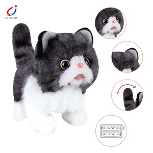 Chengji Vente en gros Adorable Jouet en peluche réaliste pour animaux, Chat de simulation électrique qui marche, qui fait la queue qui se débat et qui émet des sons amusants - Product Image 3