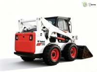Chargeuse compacte sur pneus Bobcat S770 d'occasion, moteur EPA EURO 5, mini-chargeuse à godet standard pour travaux de construction et aménagement paysager