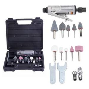 16 adet hava kalıp taşlayıcı kiti 1/4 "1/8" döner pnömatik öğütücüler hava kompresörü aracı kiti seti - Product Image 4