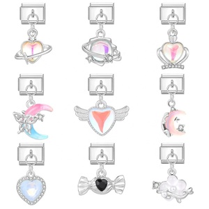 Pulsera de Moda Italiana Hecha a Mano, con Dijes Combinables, Módulo Creativo para Colgantes DIY, Accesorios de Joyería Personalizados - Product Image 5