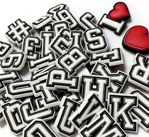 Breloques alphabet 26 lettres faites à la main de haute qualité 2026 pour sabots <span class=keywords><strong>Crocs</strong></span> - Product Image 6