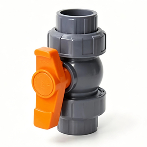 Vanne de contrôle à double articulation en PVC pour conduite d'eau industrielle, à raccordement rapide - Product Image 2