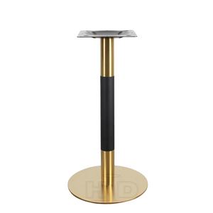 بيع مباشر من المصنع مجموعة طعام رخامية فاخرة من النحاس الأصفر الفولاذ المقاوم للصدأ قاعدة طاولة للزجاج - Product Image 4