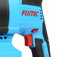 FIXTEC 3J 20V Perforateur Rotatif Sans Balais (Outil Nu) 4 Fonctions 26mm Béton 4450BPM 1000RPM Perceuse Sans Fil Robuste Boîte
