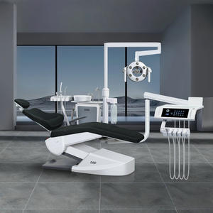 เก้าอี้ทันตกรรมไฟฟ้า R4 DSD พร้อมปากแตรเซรามิกและแผงควบคุมดิจิตอลสำหรับการรักษาฟันอย่างมืออาชีพ - Product Image 1