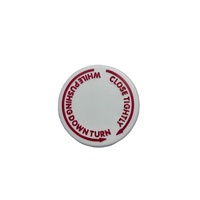 Bouteille en plastique vide de 16 oz, couleur ambre, avec étiquette Tris, bouchon avec code QR et scellée pour votre protection