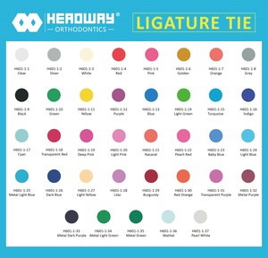 Legatura elastica ortodontica legatura legatura legatura elastico elastico O anello cravatta - Product Image 5