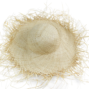 ST14 Outdoor Reise Sommer Urlaub Visor Runder Großer Rand Damen Herren Faltbarer Strand Raffia Strohhut - Product Image 2
