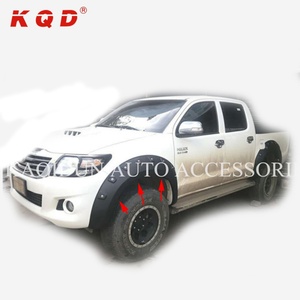 Accesorios para Automóviles, Guardabarros de Plástico ABS Negro para Toyota Hilux Vigo Champ - Product Image 3