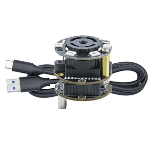 Módulos de cámara integrados de reconocimiento de alta velocidad de 2MP Exposición global Tablero de luz de visión nocturna infrarroja Tubos de agujeros circulares Negro - Product Image 5