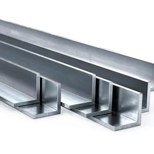 Section de barre d'acier de fer d'angle galvanisée par fer perforé doux laminé à chaud de 75X75 45 degrés
