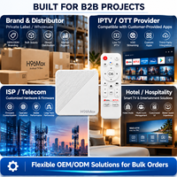Boîtier TV Android 14 Wifi6 H96 Max H313 AndroidTV Quad Core BT 2.4G 5G Wifi 2Go RAM 8Go 16Go ROM Stockage 4K HD