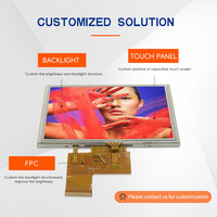 Nueva pantalla táctil capacitiva de 5 pulgadas Pantalla LCD IPS para Raspberry Pi para tipos TFT y LCM Parte de la categoría de pantalla táctil