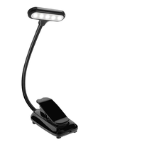 Clip-On Bureau Lampe De Lecture Voyage Chambre Led Lampe De Bureau Portable LED Livre Lumières USB Rechargeable Protection Des Yeux Veilleuse