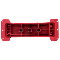 Barre omnibus 600A, bloc de distribution d'alimentation 12V, bornes robustes M10 à 4 pôles avec couvercle pour système de batterie automobile et marine