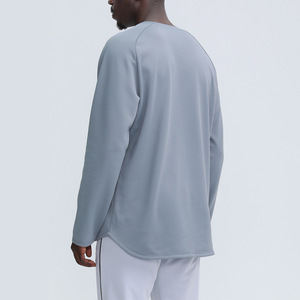 Vêtements pour hommes pour un style décontracté et streetwear, vêtements de sport, vêtements respirants à séchage rapide, sweat-shirt à col montant en gros - Product Image 2