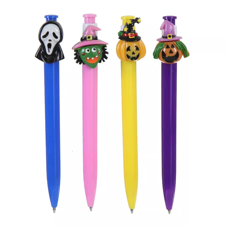 Bút Bi Halloween Sáng Tạo Bán Chạy Bút Bi Hoạt Hình Bấm Kawaii