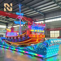 Manège Nova Rides Drifting Pirate Ship en FRP et acier avec éclairage LED FC-HDC pour parcs d'attractions extérieurs et fêtes foraines, pièces de manège de parc d'attractions
