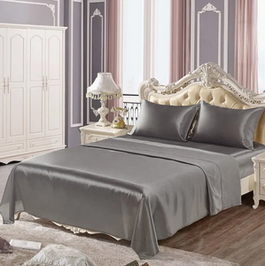 Latest Design Luxury Striped Satin <strong>Silk</strong> <strong>Bedding</strong> <strong>Set</strong> Bed Sheets for Hotel Home Textiles <strong>Bedding</strong> <strong>Set</strong> Bed <strong>Set</strong> Wholesale - Product Image 4
