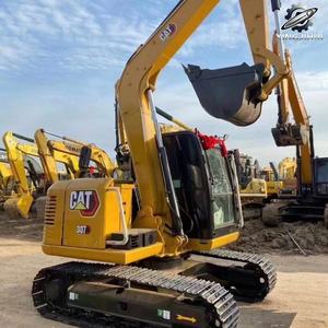Mini-excavatrice sur chenilles CAT307 d'occasion, 7 tonnes, godet de 0,33 m³, marque japonaise d'origine, petite excavatrice de chantier, faible nombre d'heures, bon état - Product Image 2