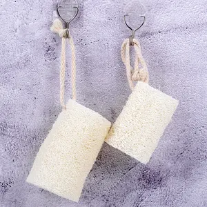 Wholesale 100% Nature Luffa Biodegradable Exfoliating Custom Body Bath Natural Sponge Loofah